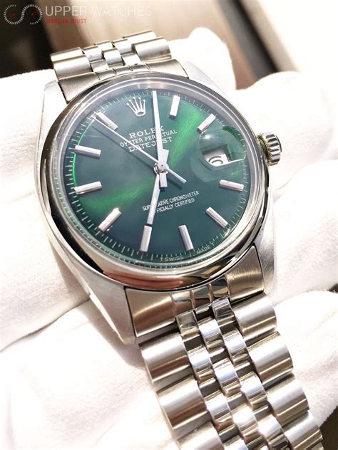 rolex 1601 green dial|rolex 1601 price.